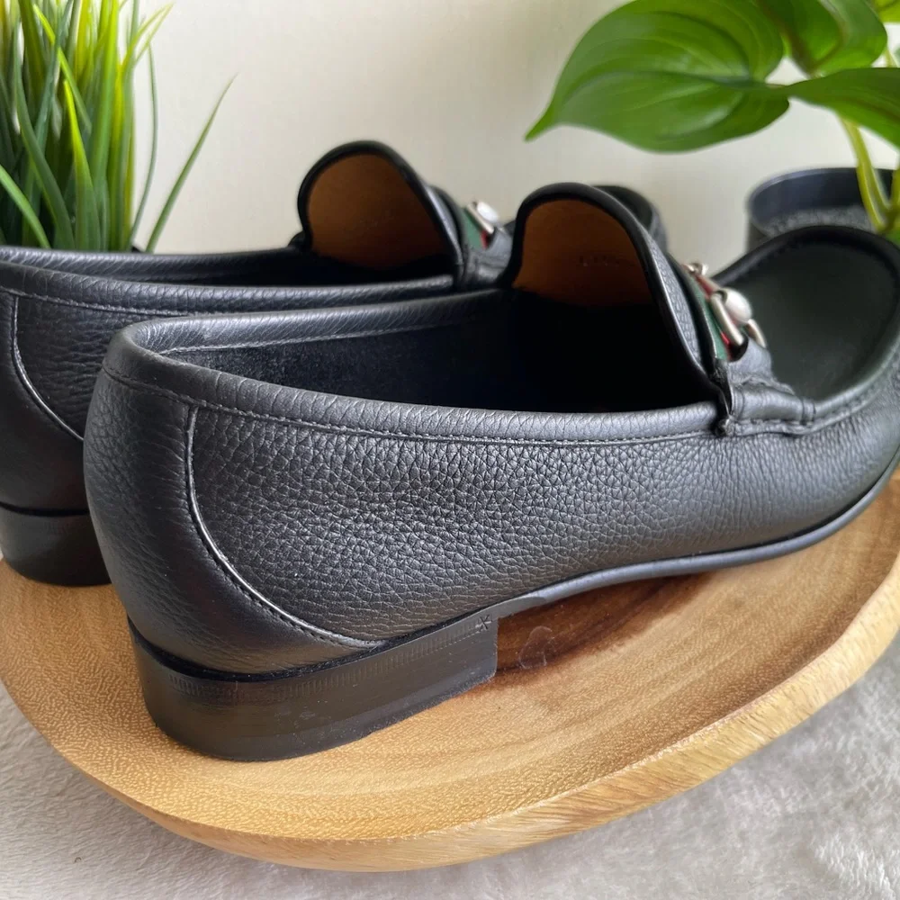 Gucci men’s Horsebit Loafers size US 9 - Picture 5 of 16